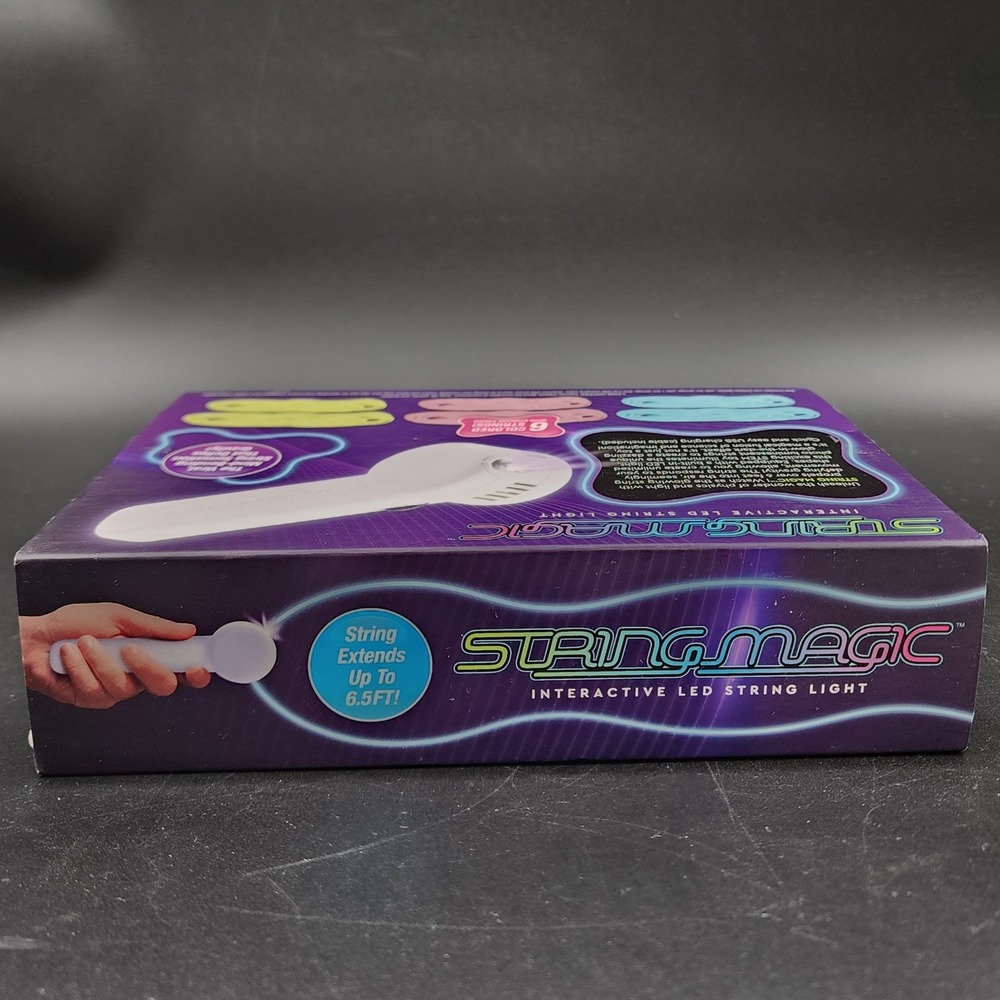 ZipString Luma White LED Interactive String Light Toy STEM Physics Kinetic Flow - Picture 5 of 6